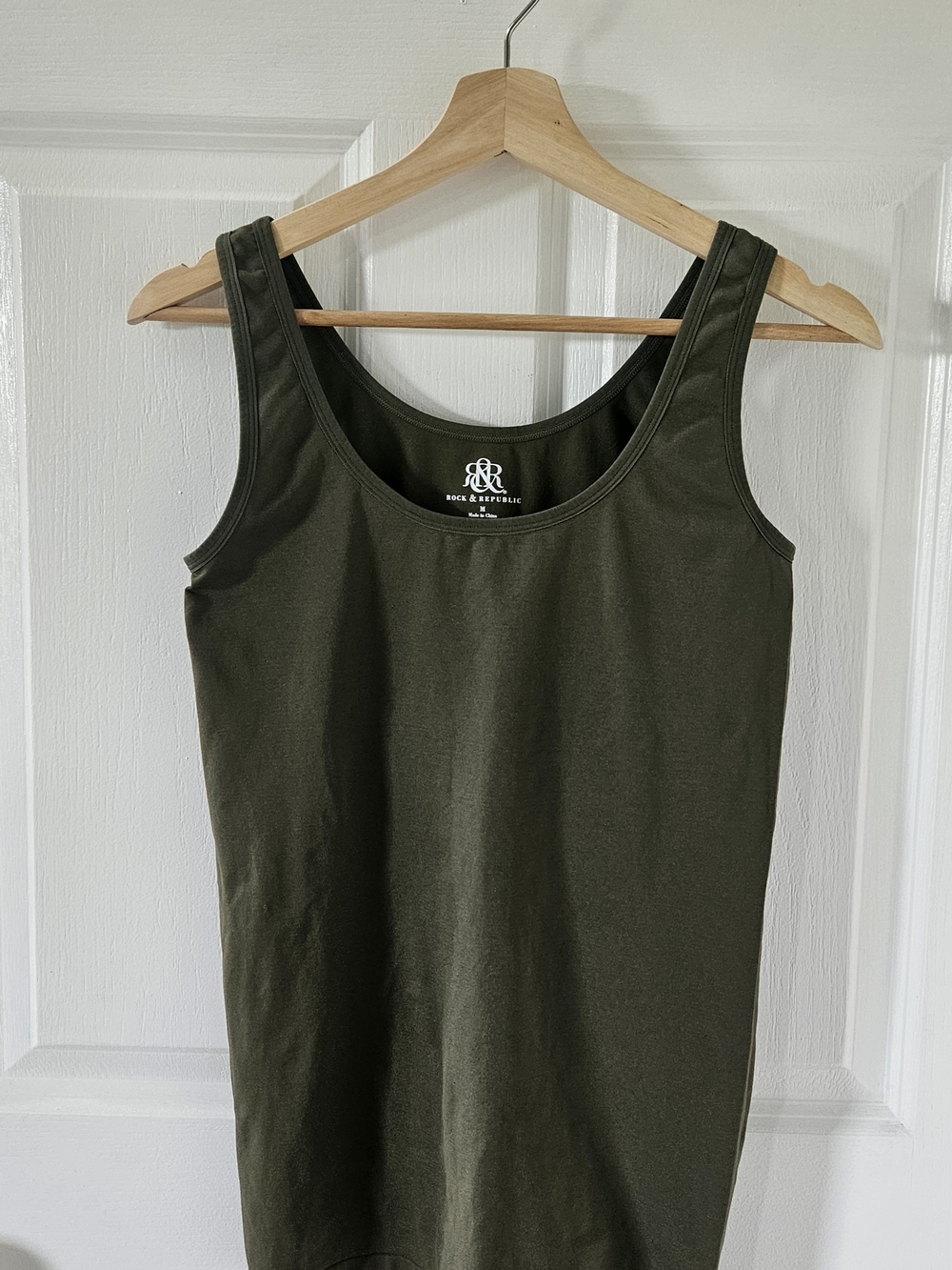 Rock & Republic Olive Tank Top - Women's Scoop Neck